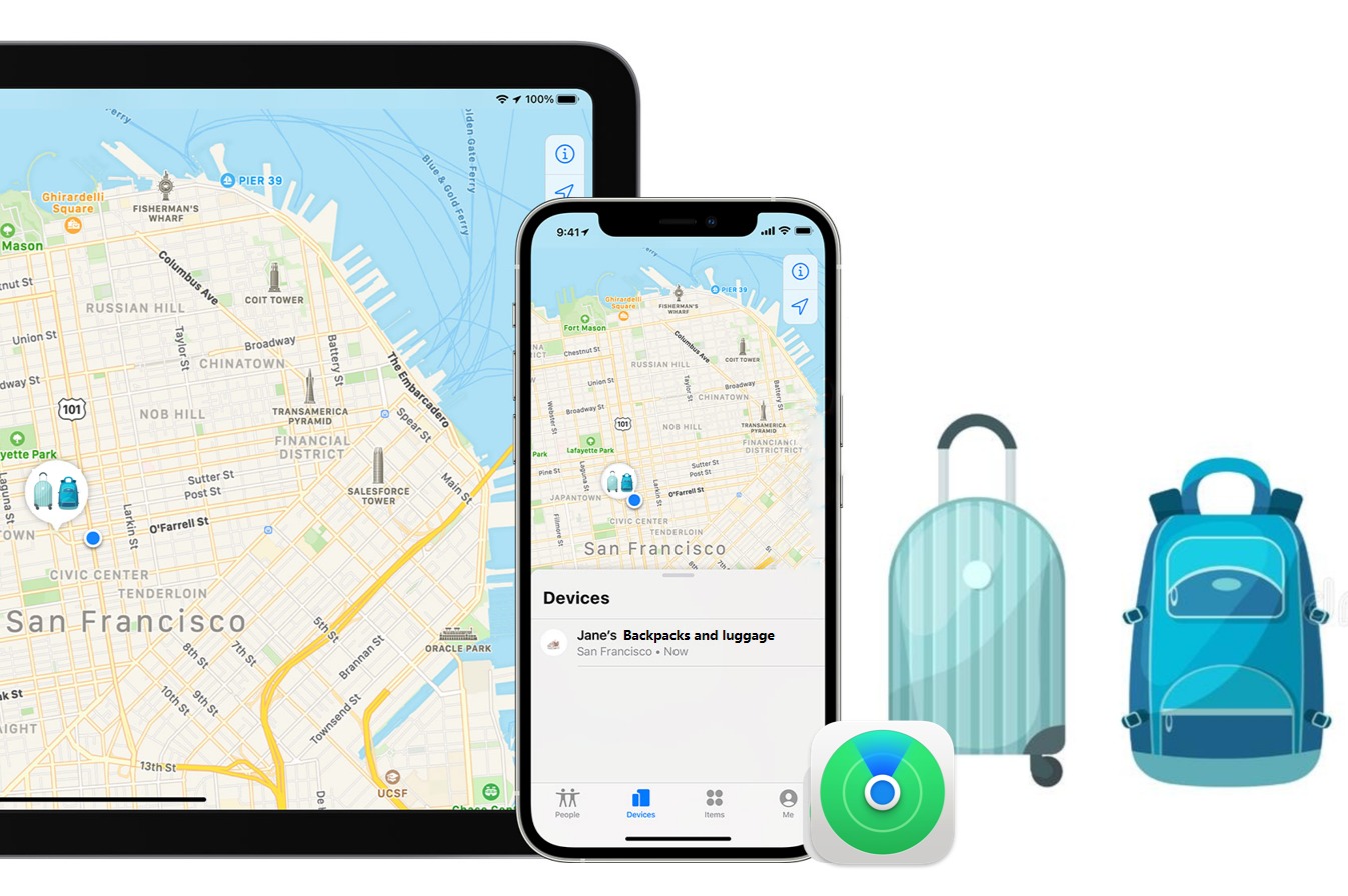 find my行李箱|苹果find my技术与行李箱结合，智能防丢，全球定位