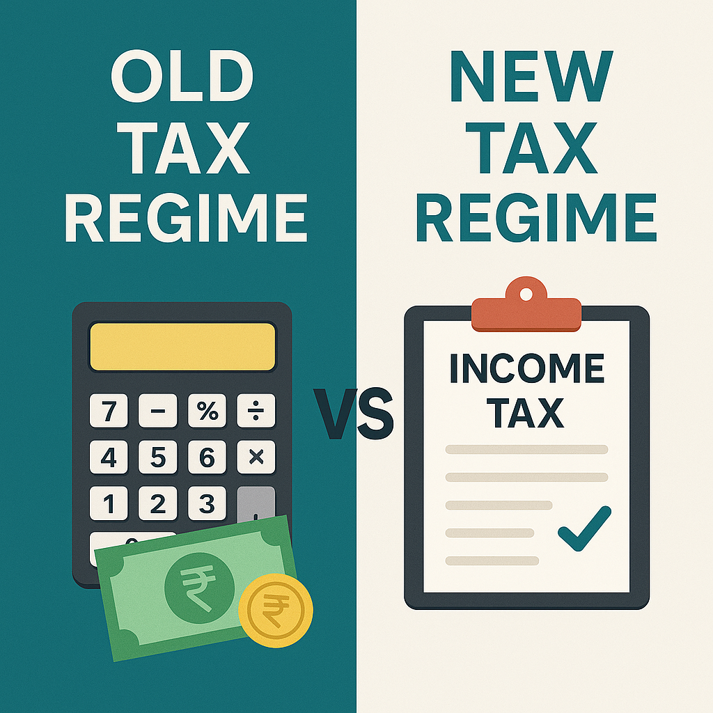 Income tax slabs old vs new regime AY 2025-26