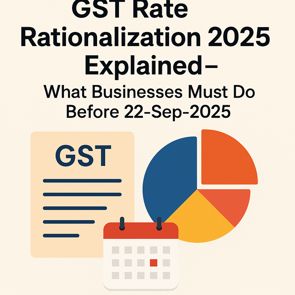 GST Rate Rationalization 2025