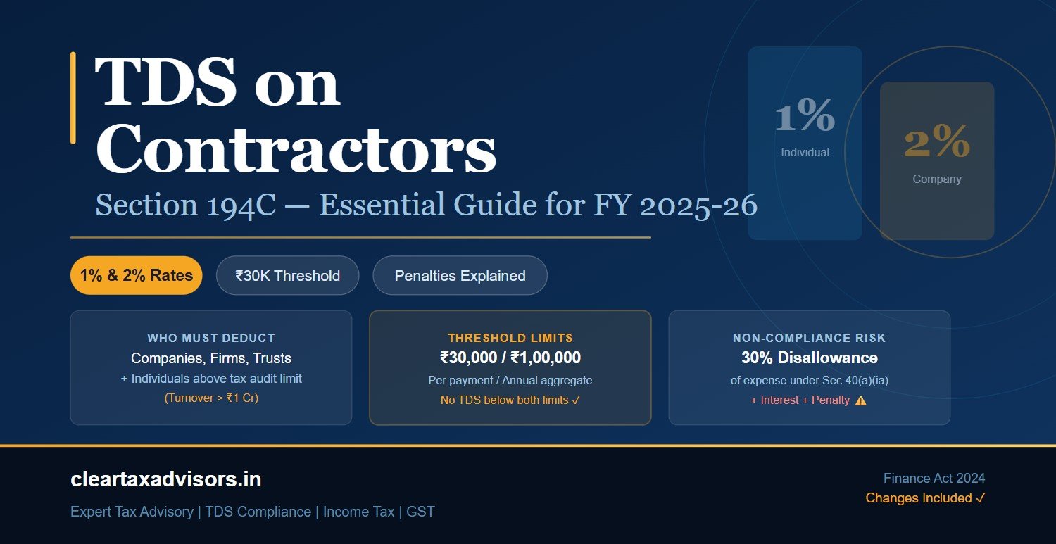 TDS on contractor payments