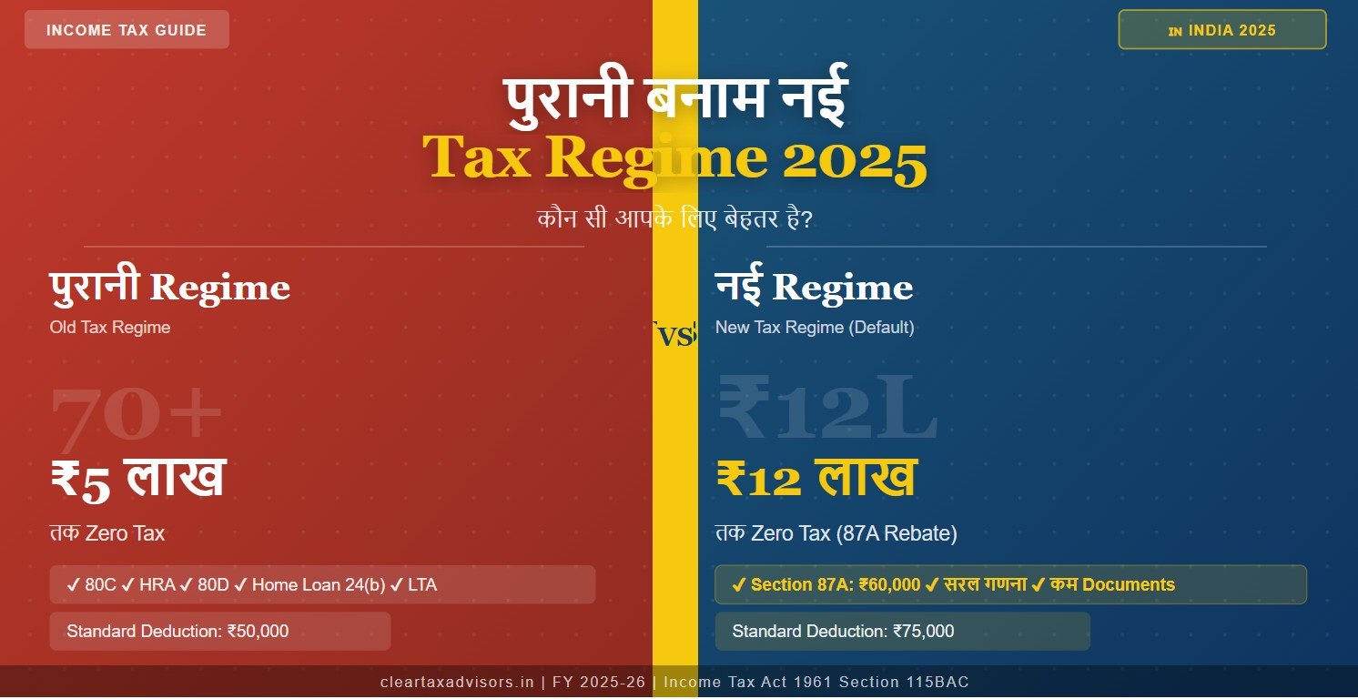 पुरानी बनाम नई Tax Regime 2025